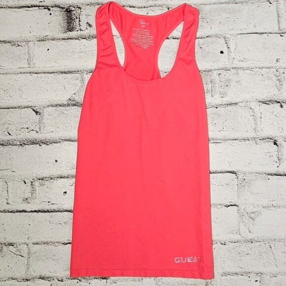 GUESS women"s Coral Racerback Tank Top - Picture 3 of 6